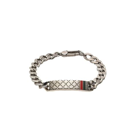 gucci bracciale in argento uomo|Bracciali Gucci da Uomo in Argento .